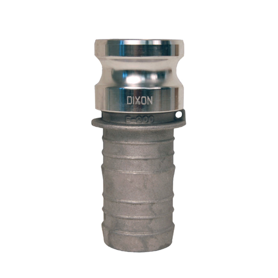 G200-E-AL - 2" Aluminum Cam & Groove Global Type E Adapter x Hose Shank