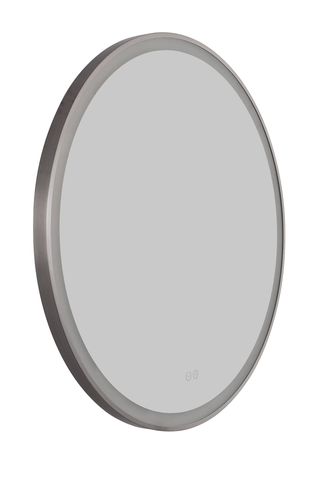 MIR3201CL-BNK3C - Ross 1 Light 32" Wide Framed,LED Mirror - Brushed Nickel