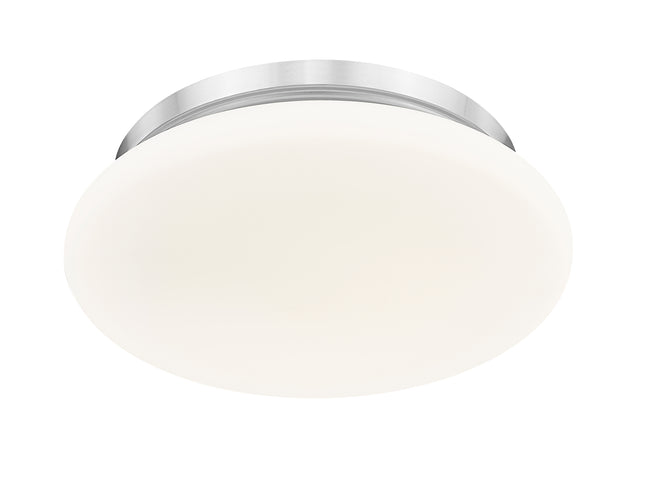 1025F12-BN-LED - Soleil 1 Light Flush 12" Mount - Brushed Nickel