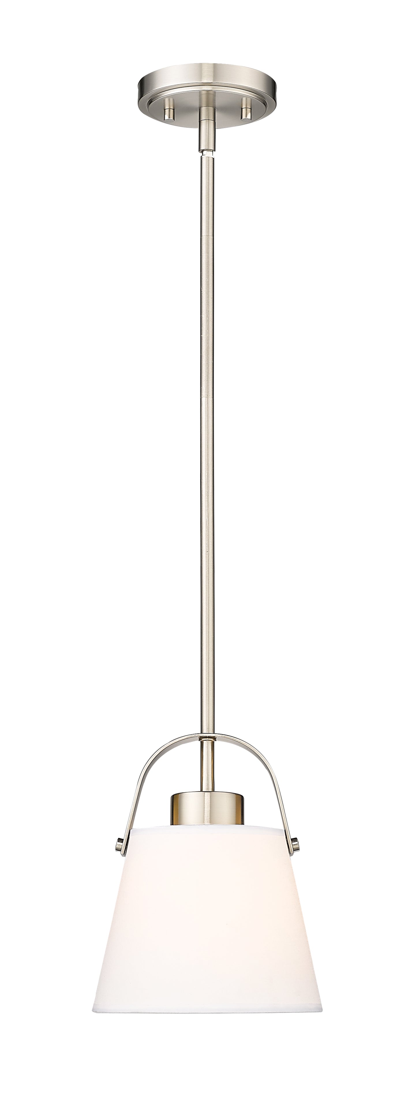 743P8-BN - Z-Studio 1 Light 8" Pendant - Brushed Nickel