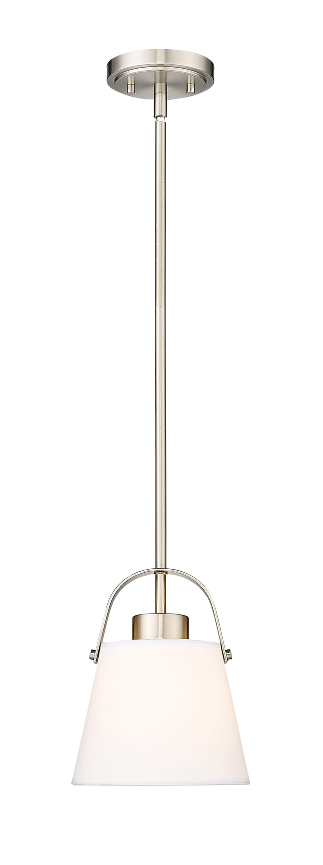 743P8-BN - Z-Studio 1 Light 8" Pendant - Brushed Nickel
