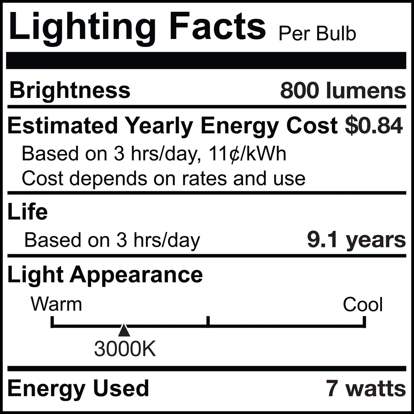 776224 - Dimmable Clear ST18 LED Light Bulb - 7.6 Watt - 3000K - 10 Pack