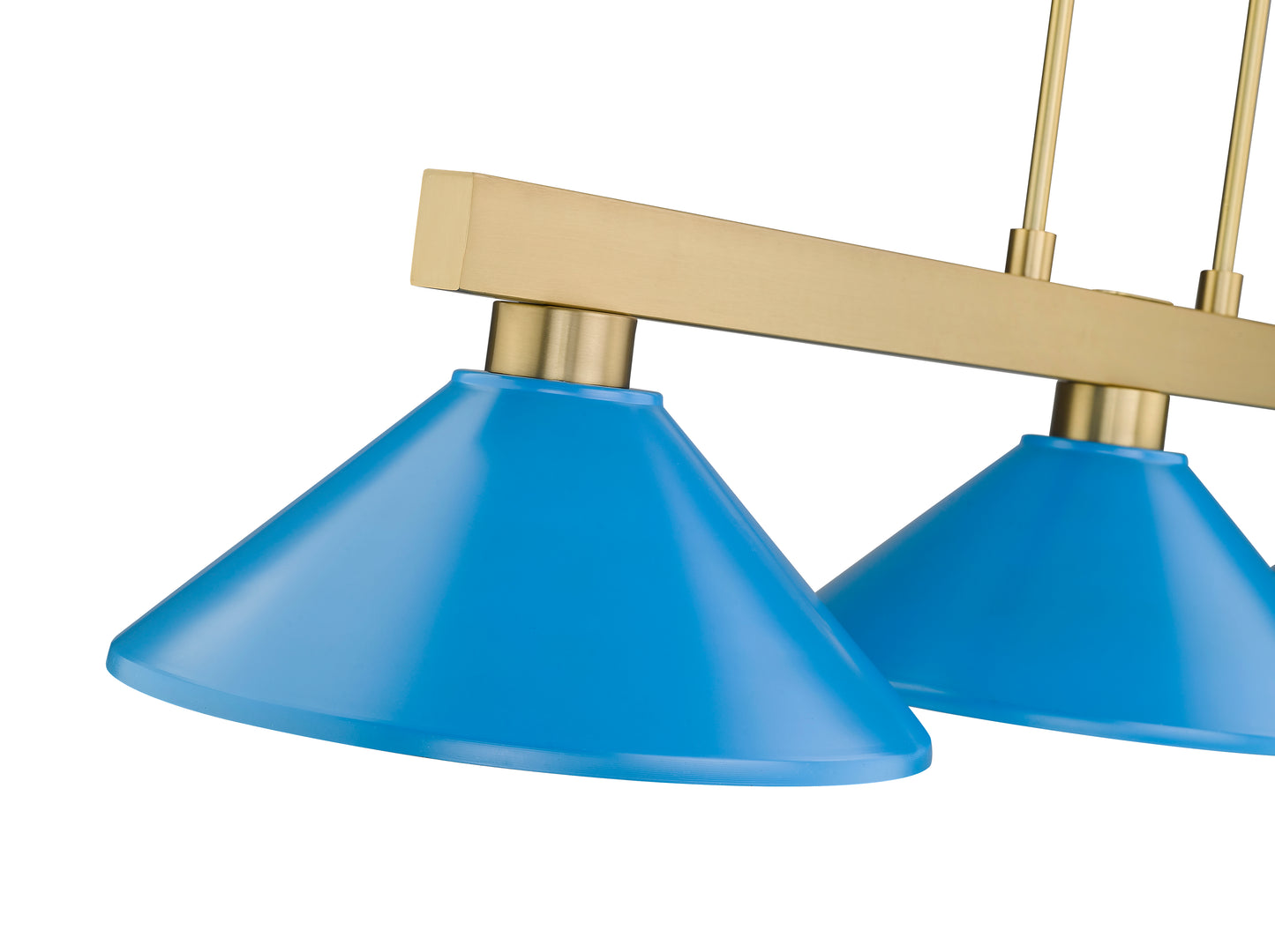 152MGLD-MEB - Cobalt 3 Light 50" Billiard - Modern Gold