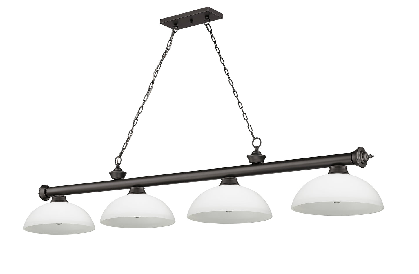 2306-4BRZ-DMO14 - Cordon 4 Light 81" Billiard - Bronze
