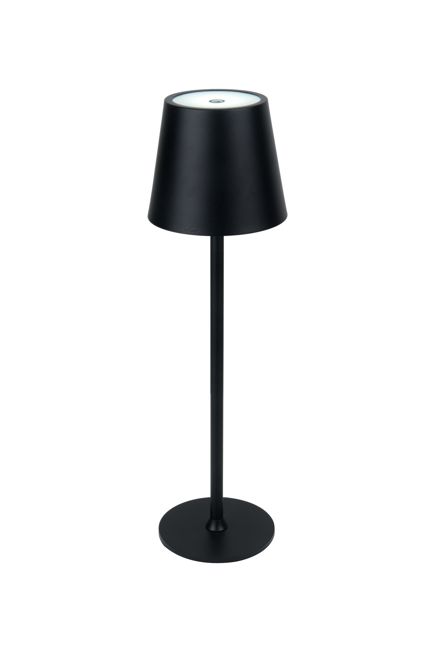 86290FB-TR - Evans 1 Light 15" High LED Rechargeable Lamp - Flat Black