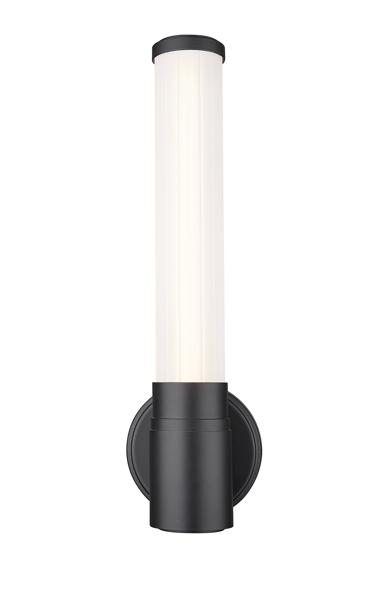 1020-1S-MB-LED - Warwick 1 Light Wall 16" Sconce - Matte Black