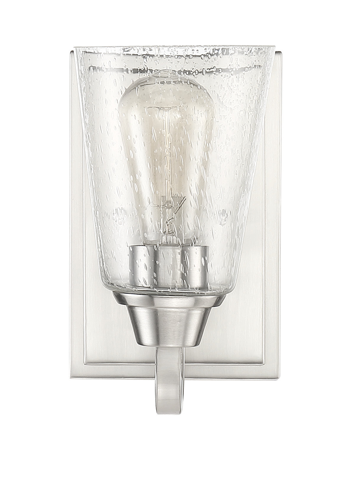 41901-BNK-CS - Grace 1 Light 8.5" High Wall Sconce - Brushed Nickel
