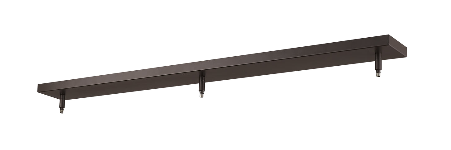 CP4403-BRZ - Multi Point Canopy 3 Light Ceiling 4" Plate - Bronze