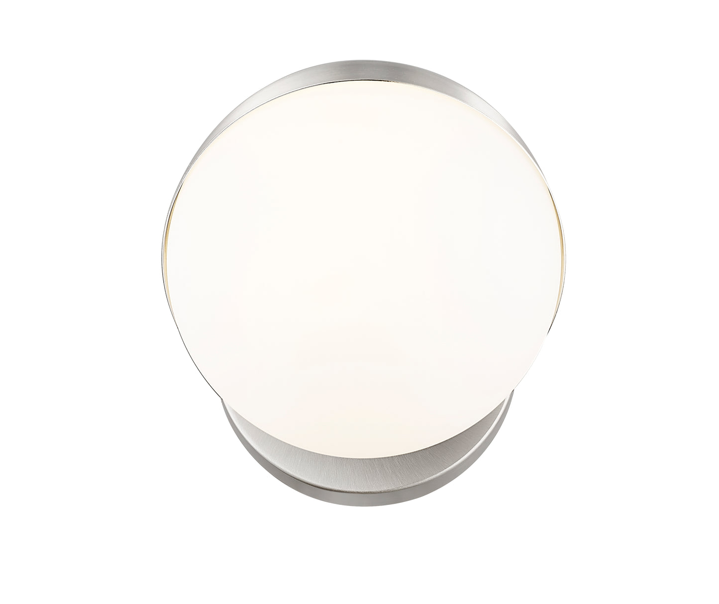 7517-1S-BN - Realm Sphere 1 Light Wall 6" Sconce - Brushed Nickel