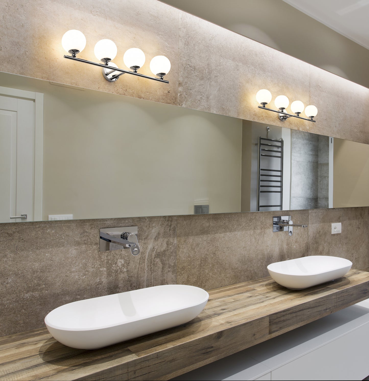1100-4V-CH - Neoma 4 Light 30" Vanity - Chrome
