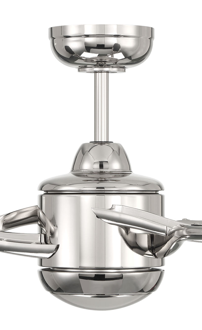 VIA72PLN3 - Viva 72" 3 Blade Ceiling Fan with Light Kit - Polished Nickel