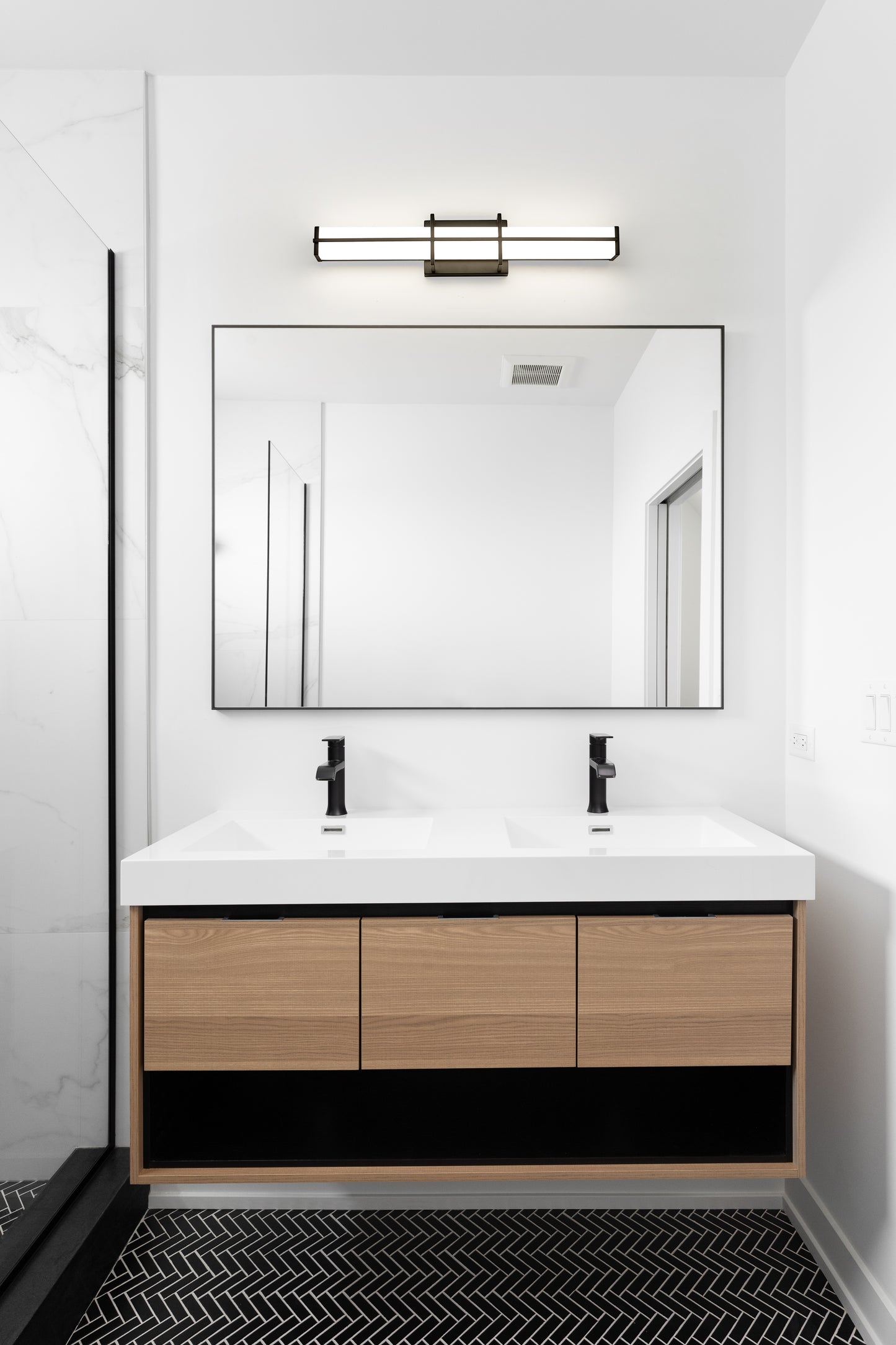 1011-25W-MB-LED - Harrison 1 Light 25" Vanity - Matte Black