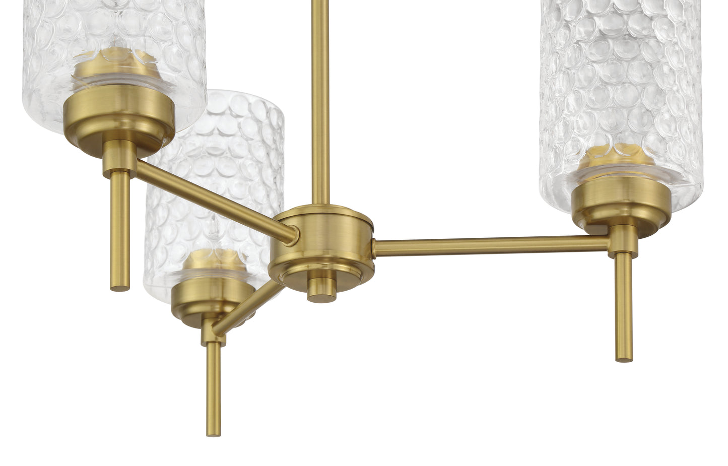 60523-SB - Claire 3 Light 20" Wide Chandelier - Satin Brass