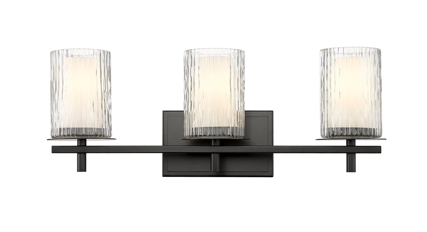 1949-3V-MB - Grayson 3 Light 23" Vanity - Matte Black