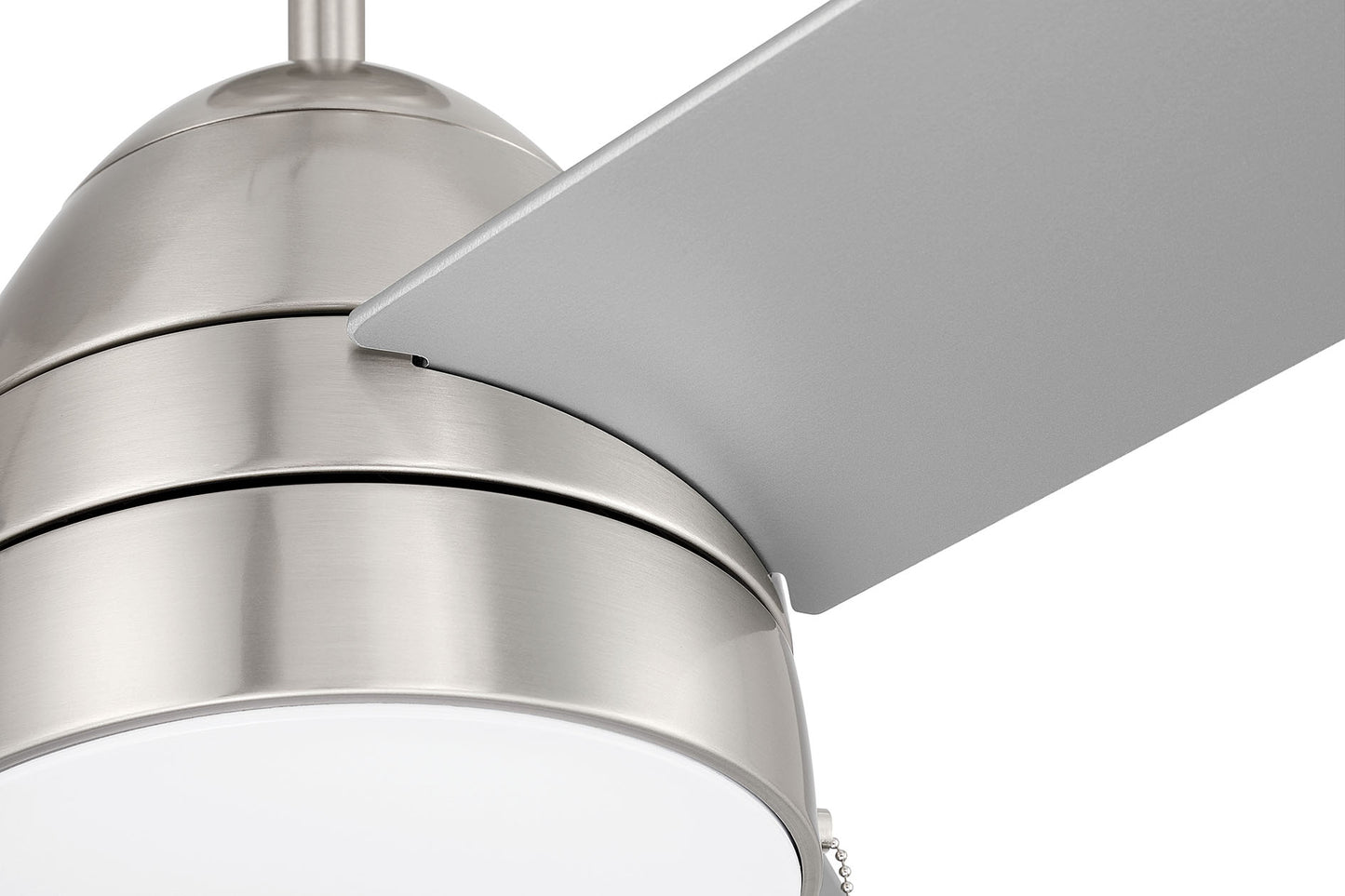 CZY52BNK3 - Cozy 52" 3-Blade Ceiling Fan 52" 3 Blade Ceiling Fan with Light Kit - Brushed Nickel