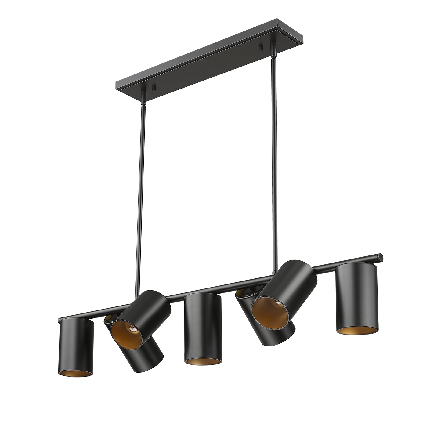 7520-7L-MB - Lumina 7 Light Linear 42" Chandelier - Matte Black