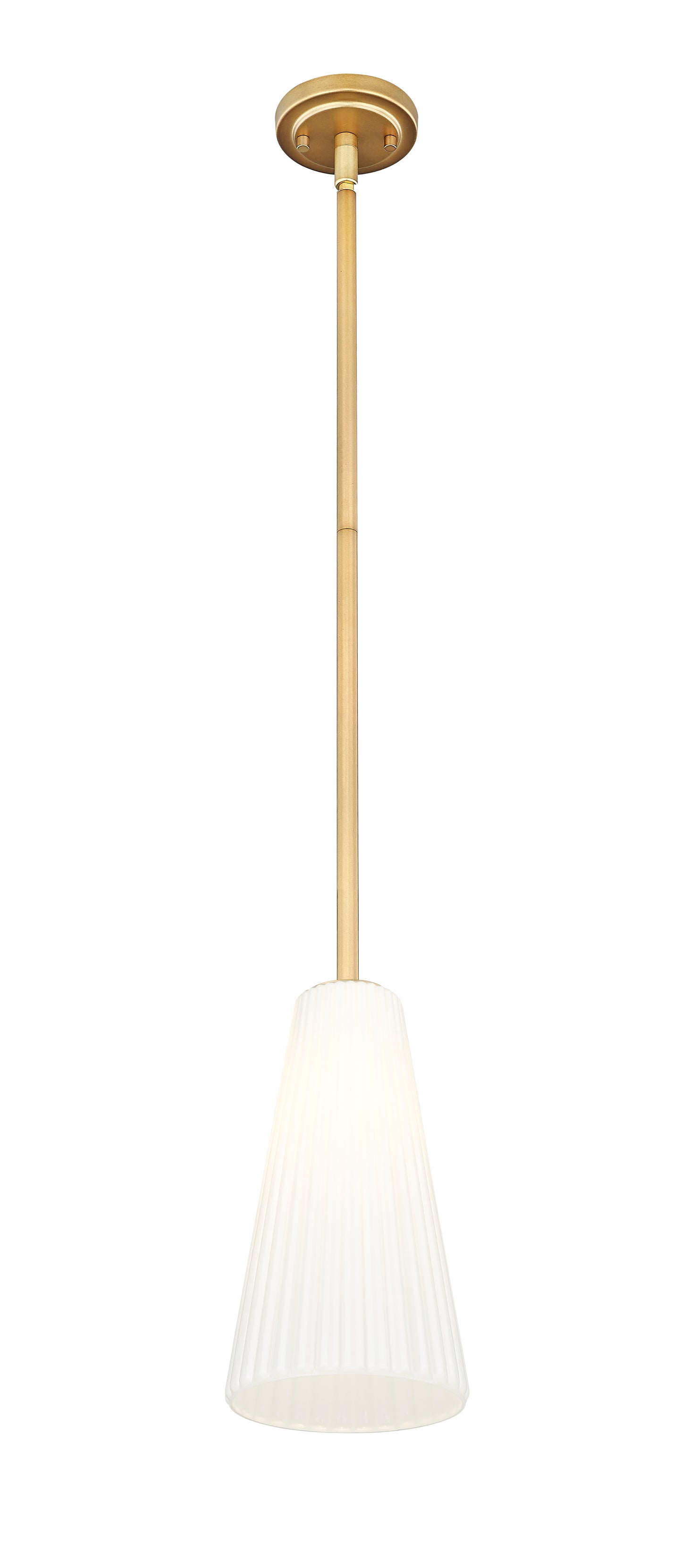 3043P7-ROD-MGLD - Farrell 1 Light 7" Pendant - Modern Gold