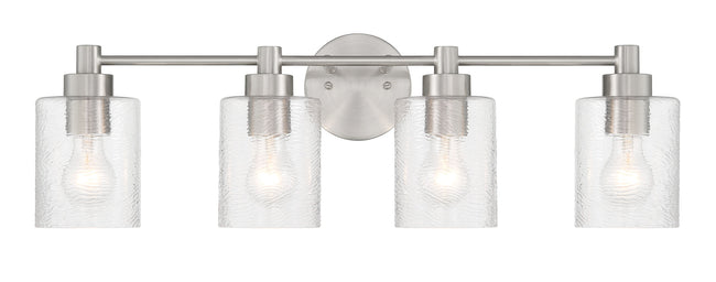 60204-BNK - Lyndsey 4 Light 28" Wide Vanity Light - Brushed Nickel