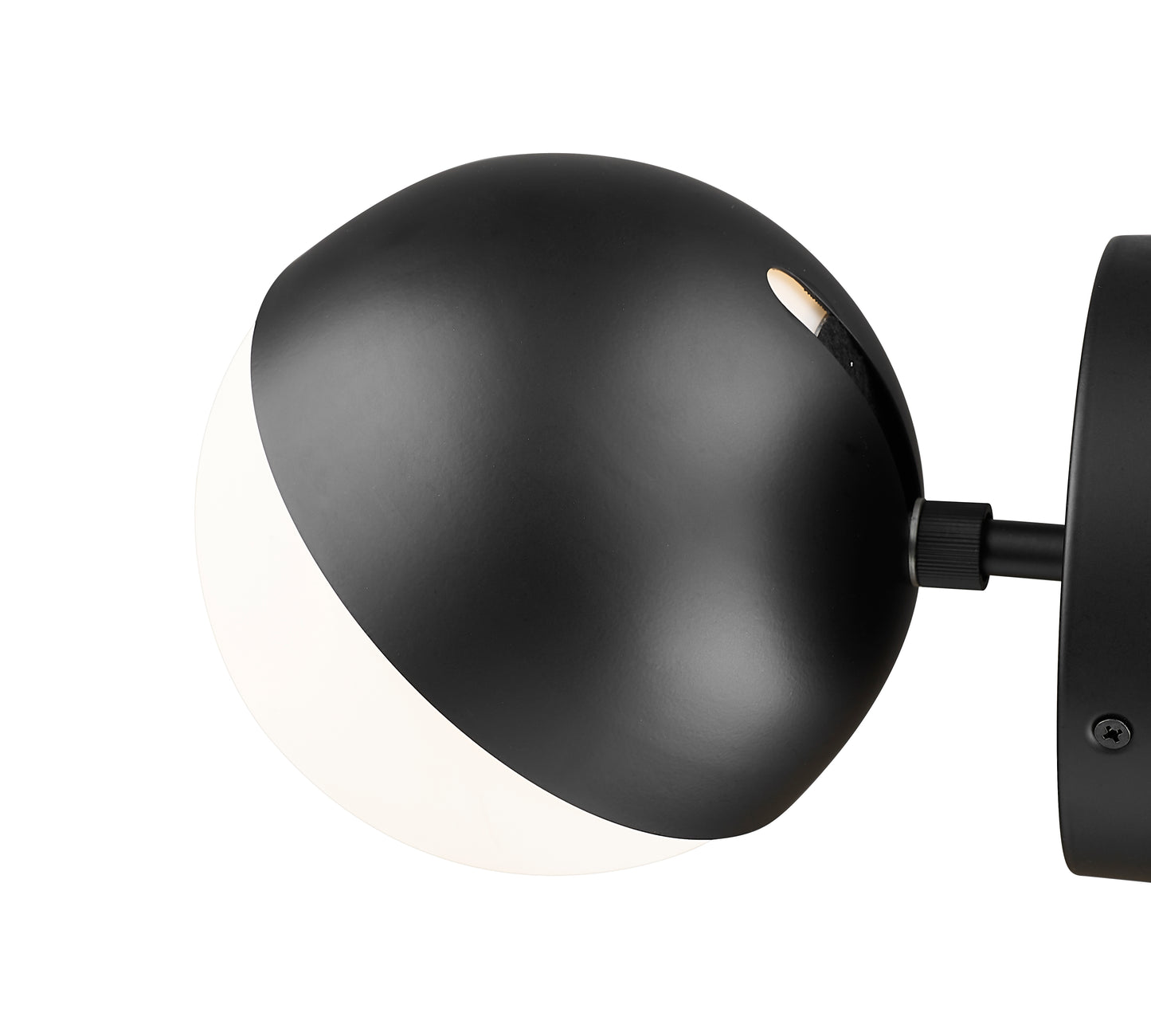 7517-1S-MB - Realm Sphere 1 Light Wall 6" Sconce - Matte Black