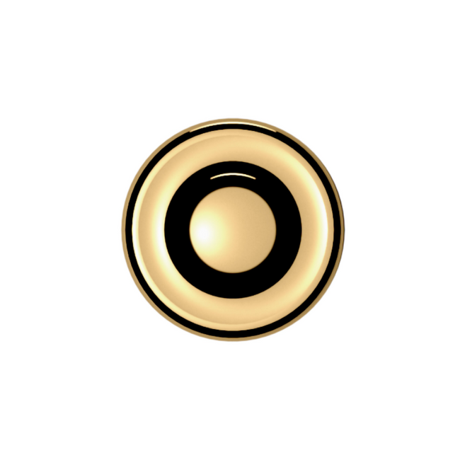 4491003 - 1 1/4" Centers - Dominion Knob - Polished Brass