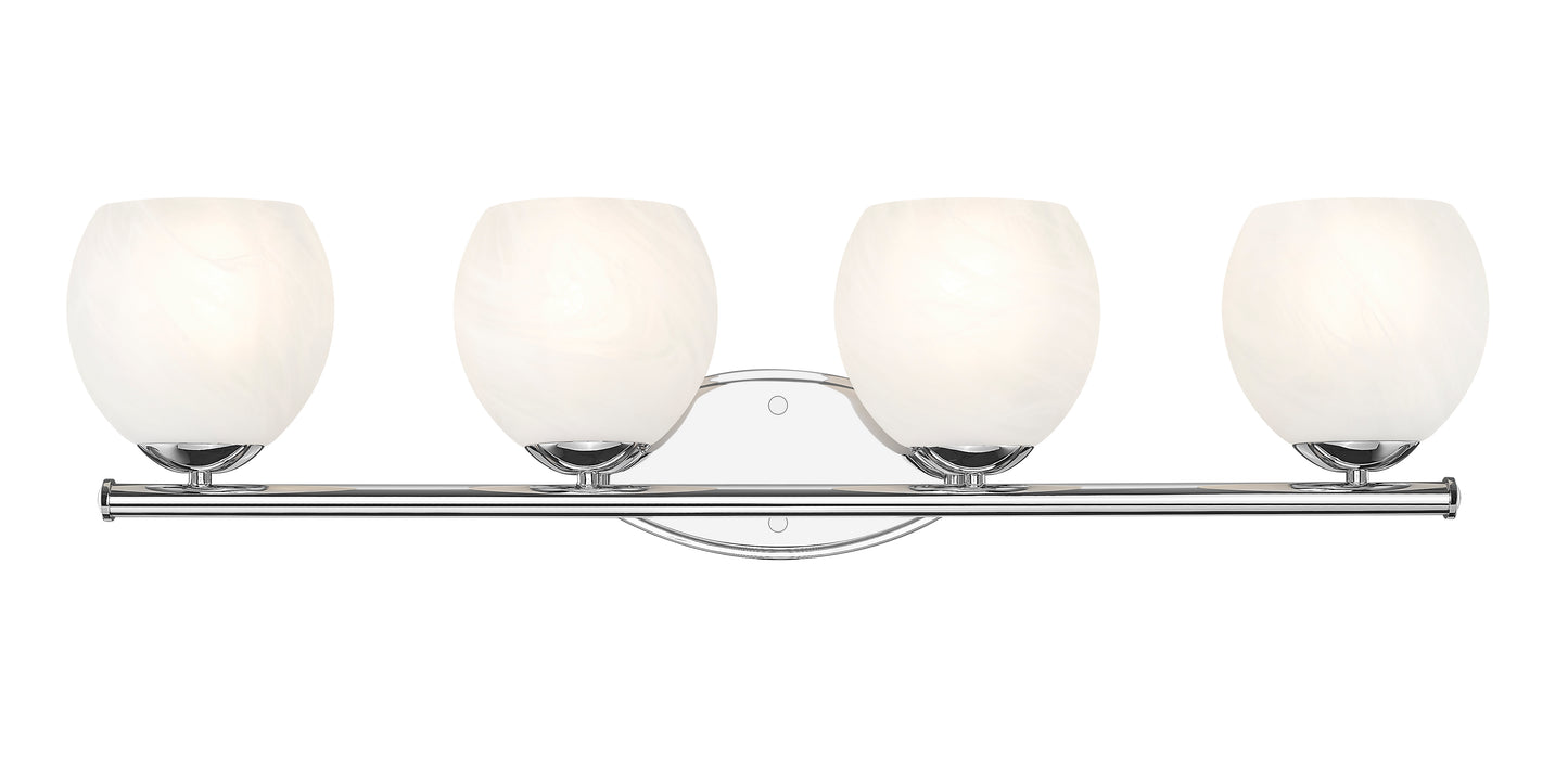1963-4V-CH - Colette 4 Light 32" Vanity - Chrome