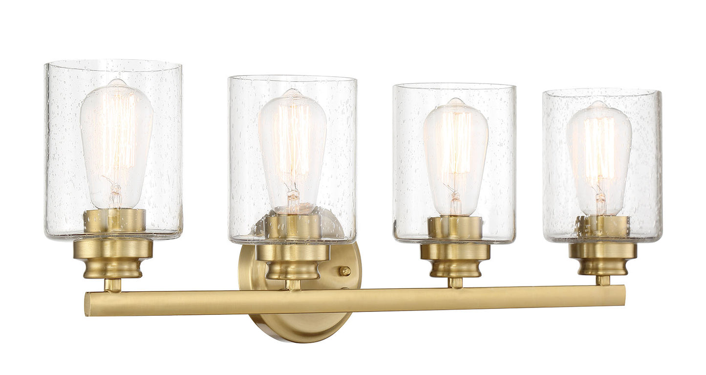 50504-SB - Bolden 4 Light 25" Wide Vanity Light - Satin Brass