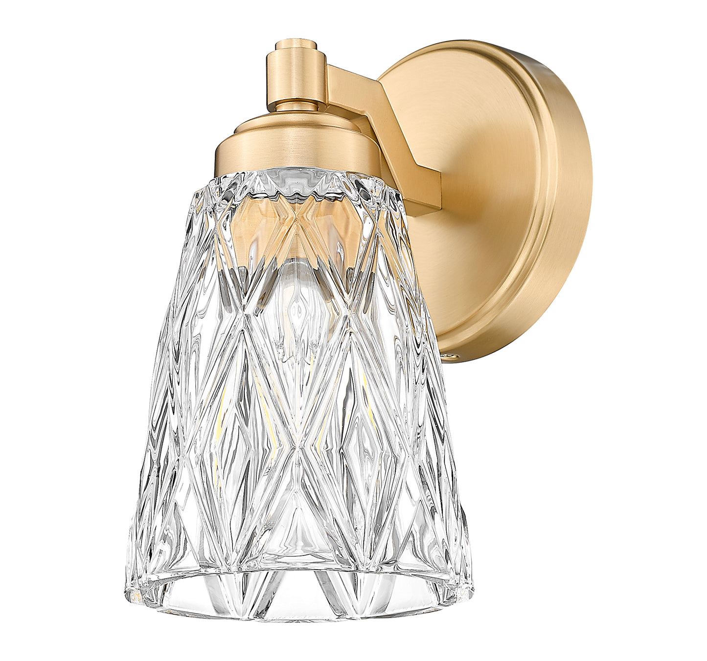1960-1S-MGLD - Andree 1 Light Wall 9" Sconce - Modern Gold