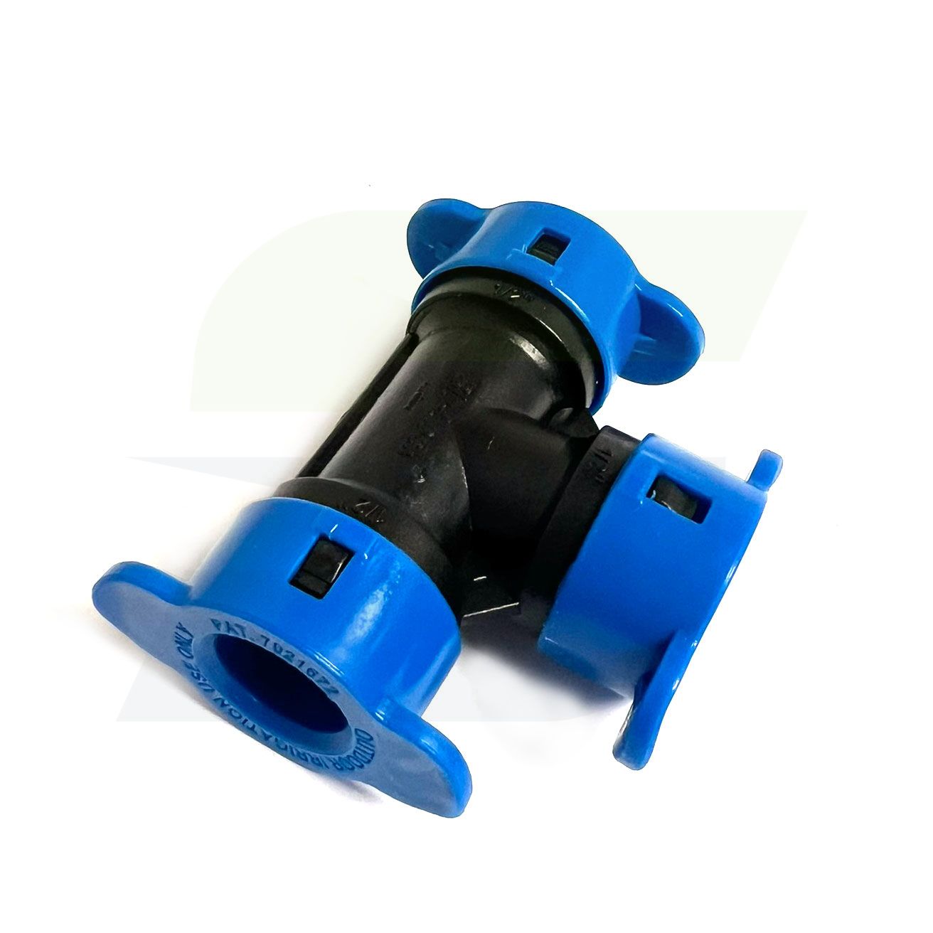 37977 - 1/2" Blu-Lock 3X Tee Fitting for Irrigation Systems