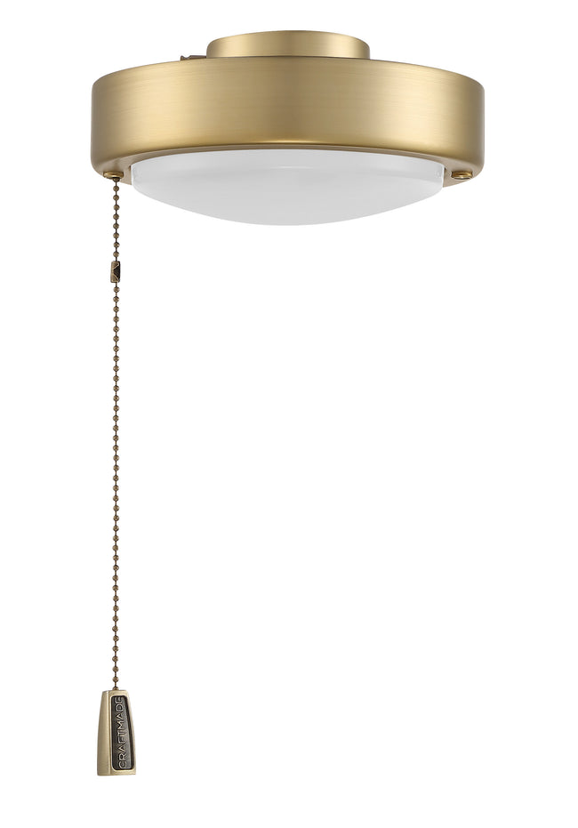 LK2901-SB - 1 Light Universal LED Disk Light Kit in Satin Brass
