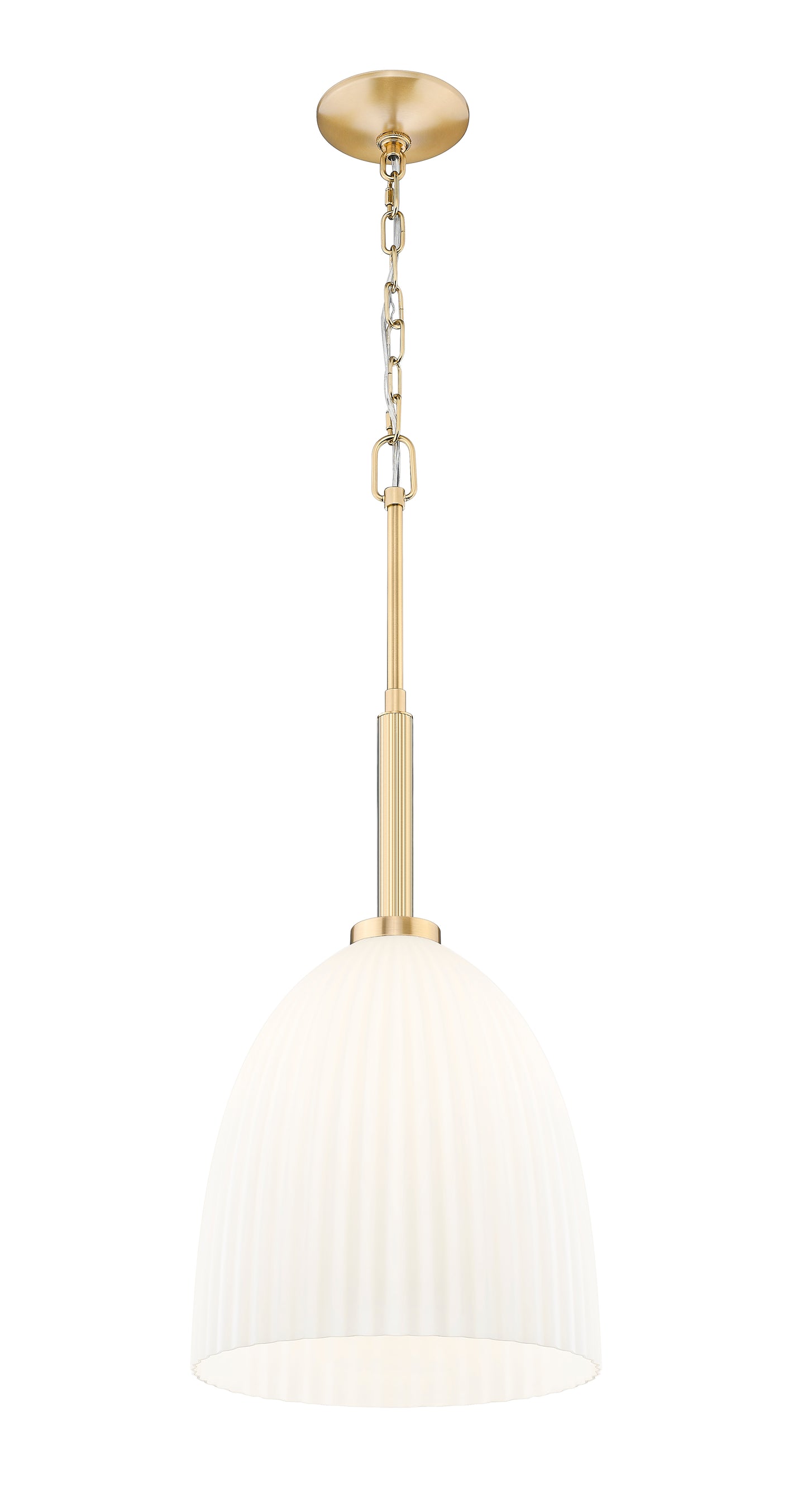 7518P11-MGLD - Naya 1 Light 12" Pendant - Modern Gold