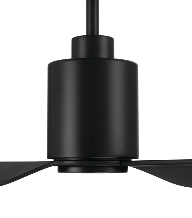 SLK56FB2 - Sleek 56" 2 Blade Indoor Outdoor Ceiling Fan - Flat Black