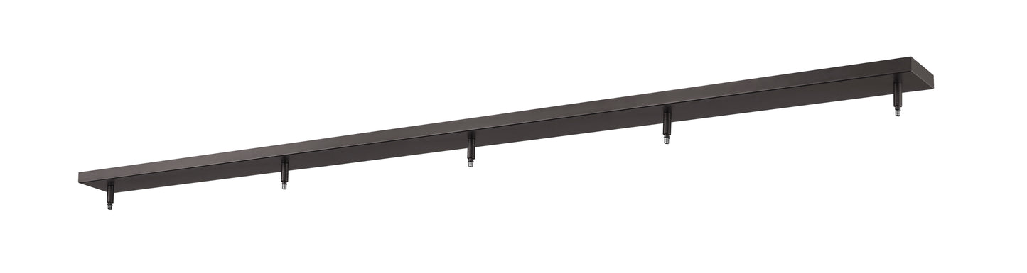 CP6405-BRZ - Multi Point Canopy 5 Light Ceiling 4" Plate - Bronze