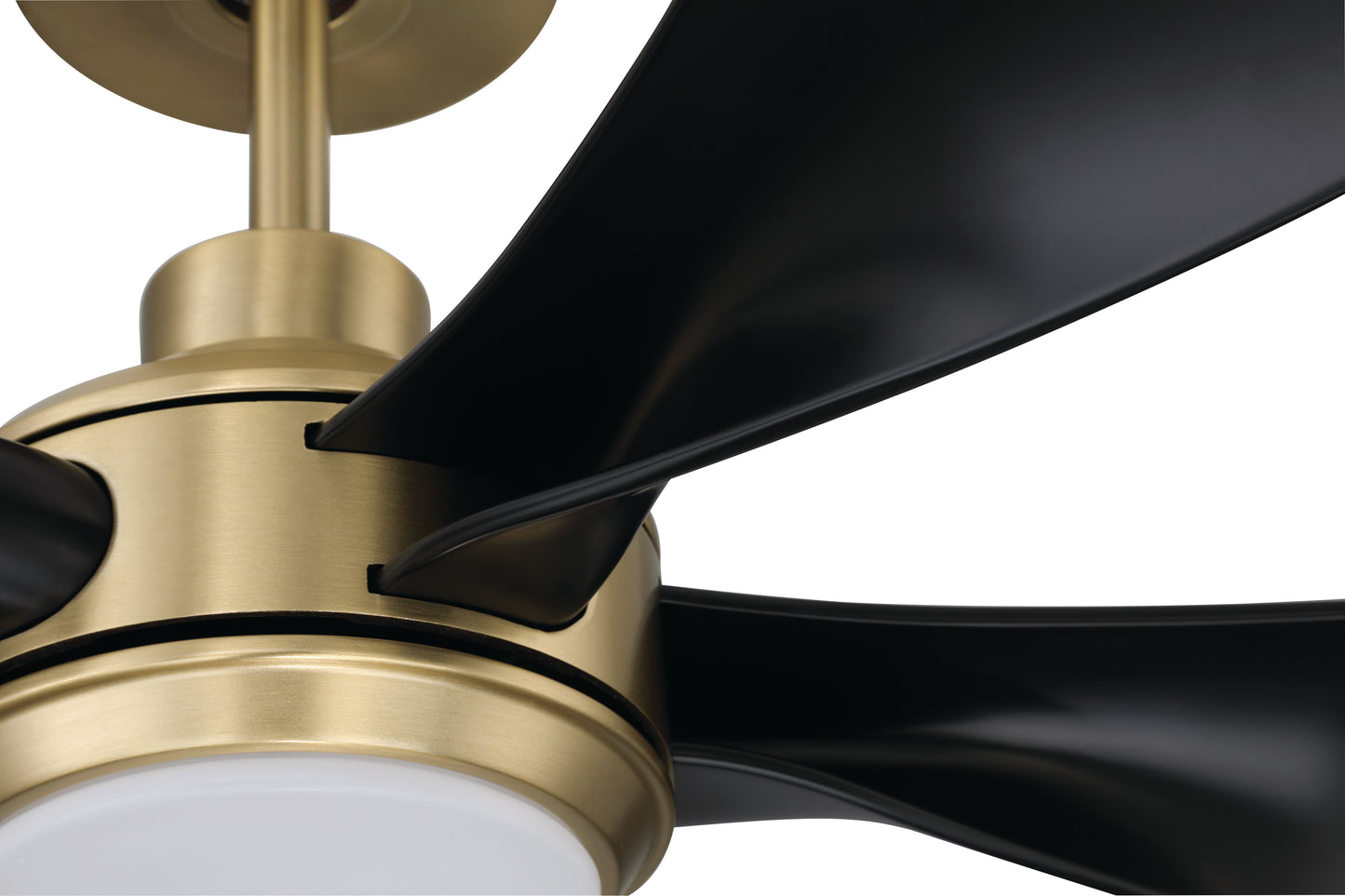 RSL52SBFB5 - Rosalie 52" 5-Blade Indoor ceiling Fan 52" 5 Blade Ceiling Fan with Light Kit - Satin Brass