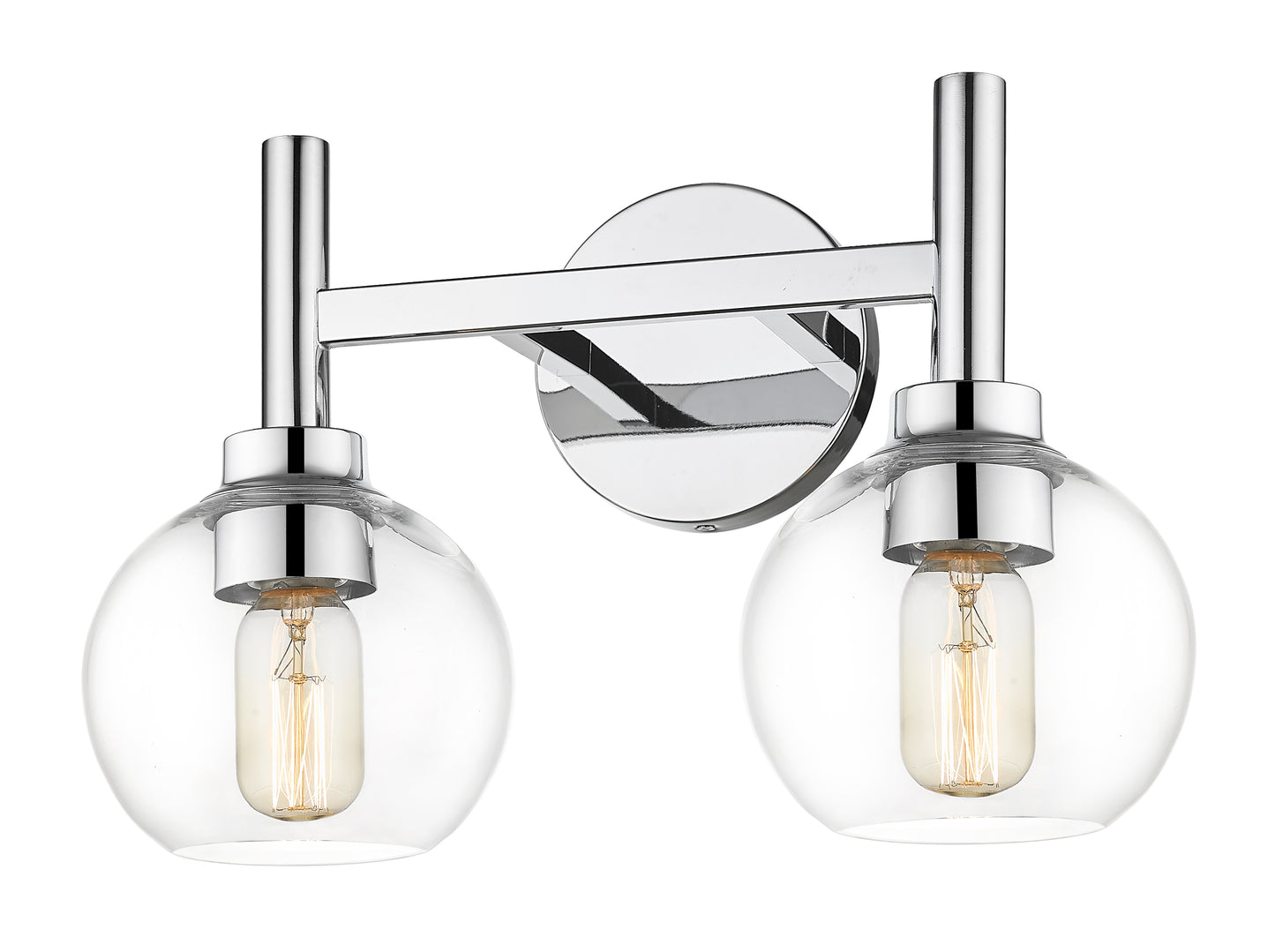 7502-2V-CH - Sutton 2 Light 16" Vanity - Chrome