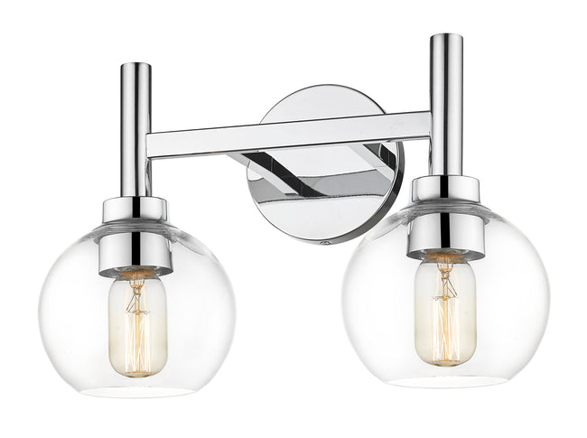 7502-2V-CH - Sutton 2 Light 16" Vanity - Chrome