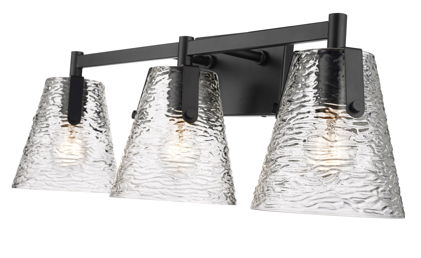 1101-3V-MB - Analia 3 Light 26" Vanity - Matte Black