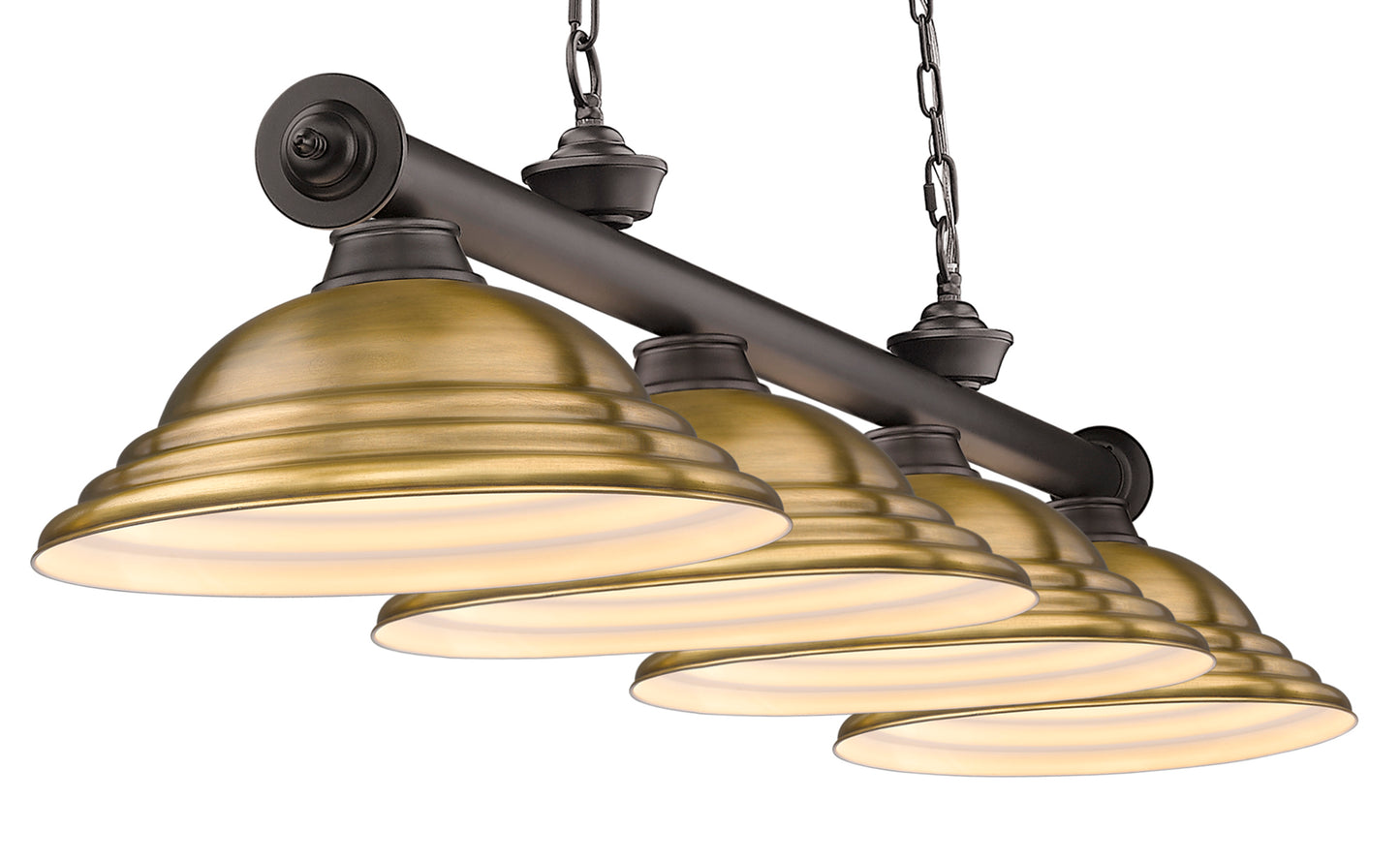 2306-4BRZ-SRB - Cordon 4 Light 82" Billiard - Bronze