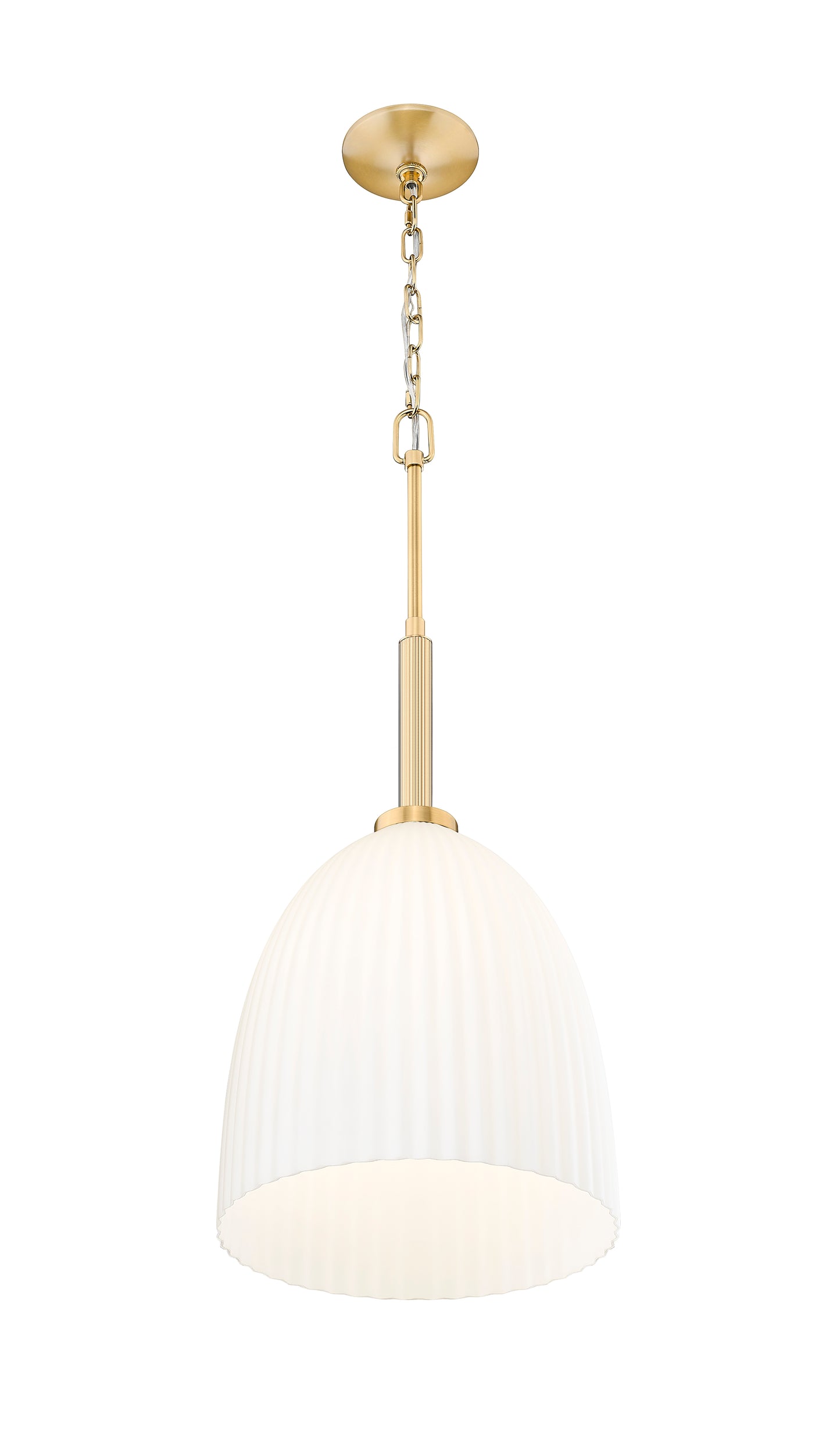 7518P11-MGLD - Naya 1 Light 12" Pendant - Modern Gold