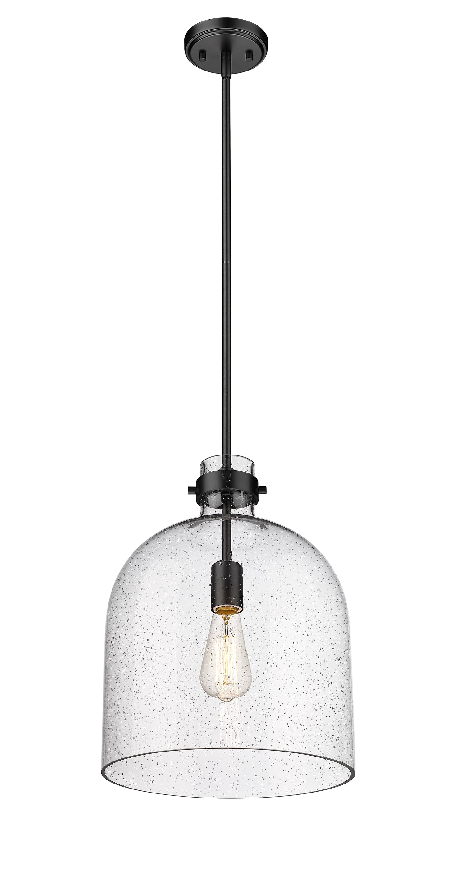 817-12MB - Pearson 1 Light 12" Pendant - Matte Black