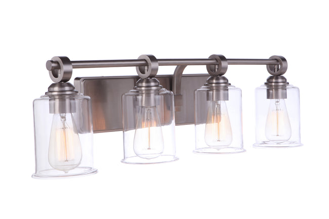 56404-BNK - Romero 4 Light 30" Wide Vanity Light - Brushed Nickel