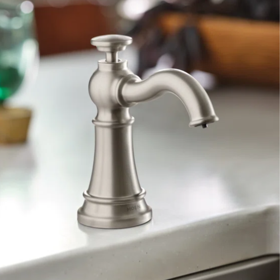 S3955SRS - Traditional Deck Mounted Soap Dispenser with 18 oz Capacity - Spot resist stainless