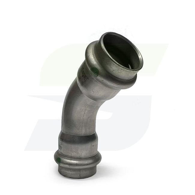 80450 - 3/4" ProPress 316 Stainless Steel 45 Degree Elbow w/ EPDM Seal
