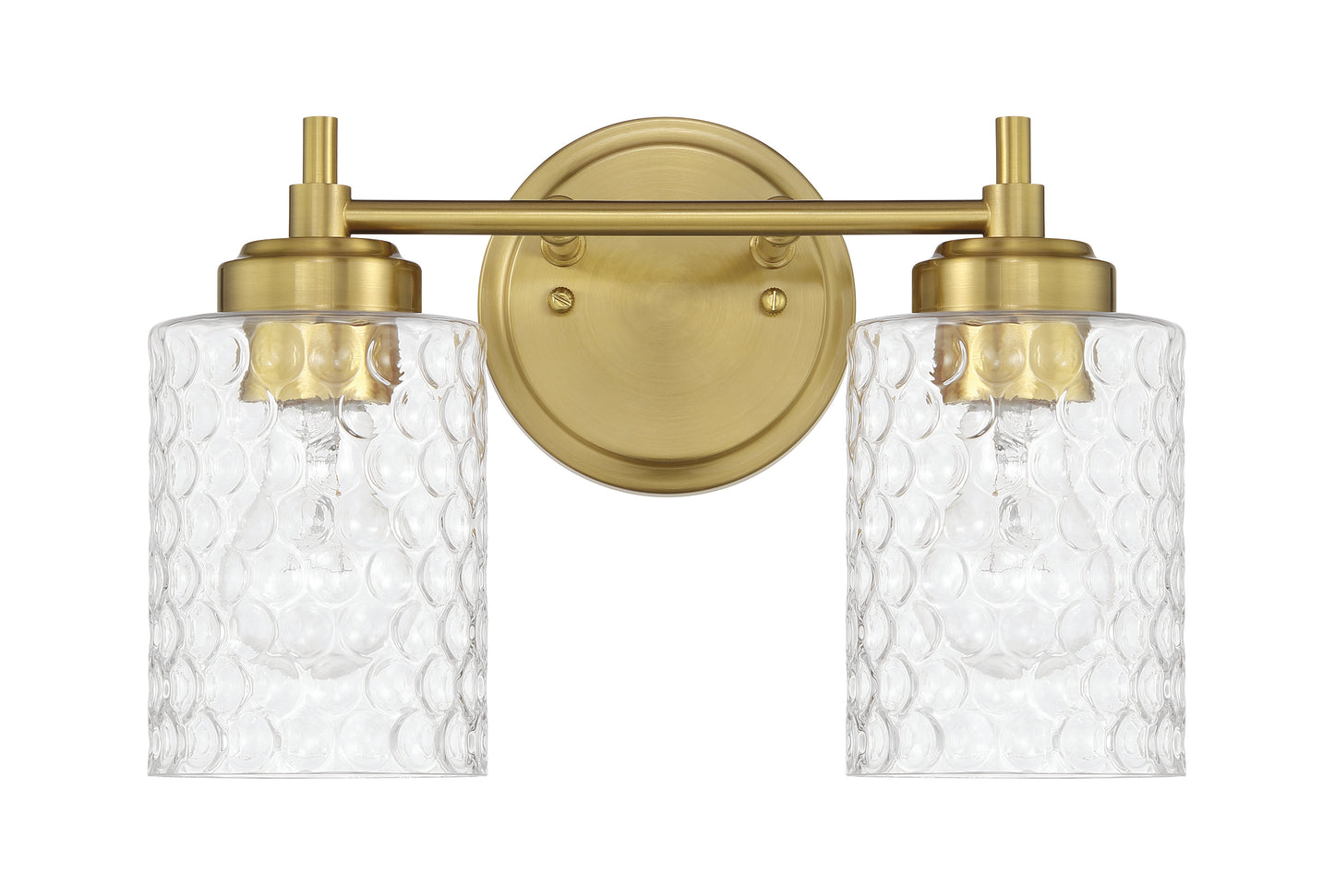 60502-SB - Claire 2 Light 12.75" Wide Vanity Light - Satin Brass