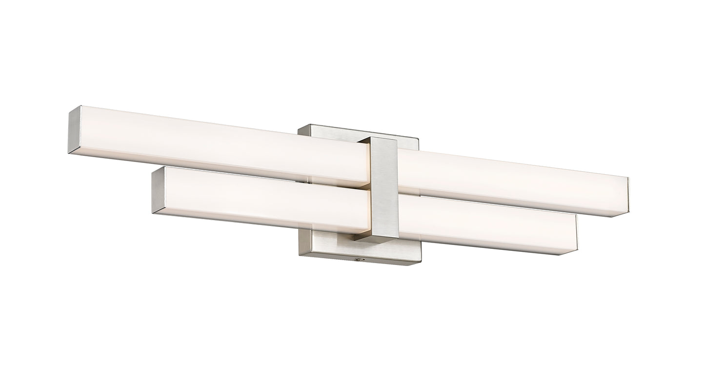 1008-25W-BN-LED - Zane 2 Light 25" Vanity - Brushed Nickel