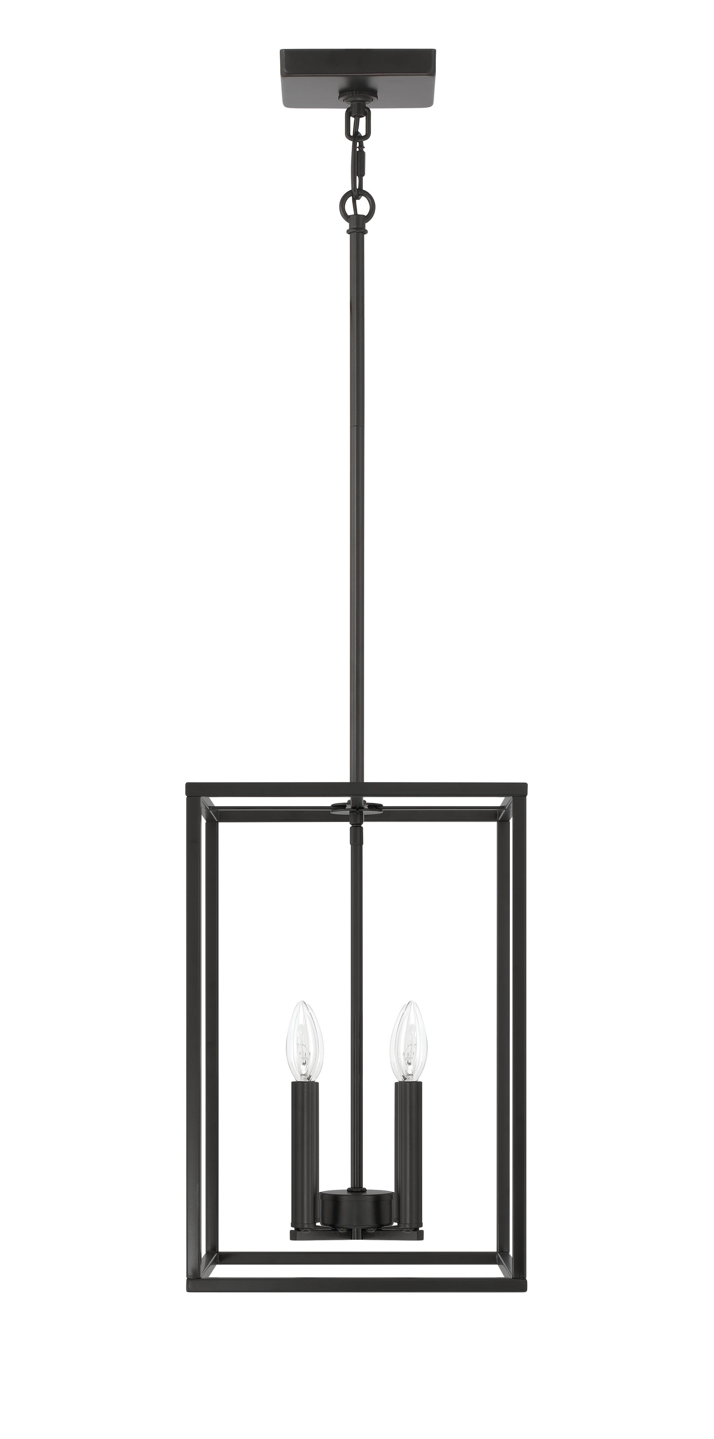 60635-FB - Signature Foyer 4 Light 12" Wide Foyer Light - Flat Black