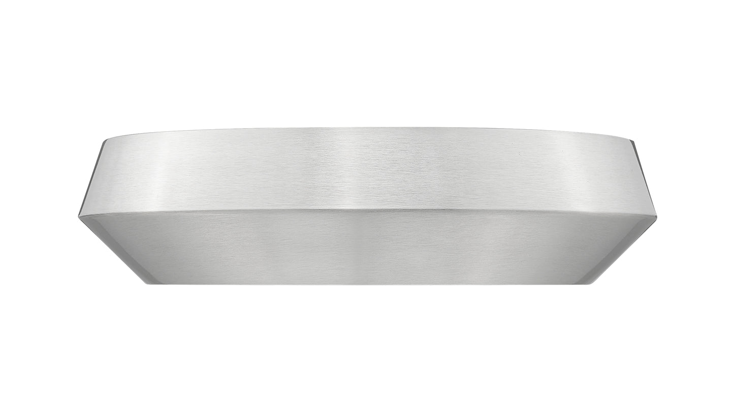 7701F12-BN-LED - Quasars 1 Light Flush 12" Mount - Brushed Nickel