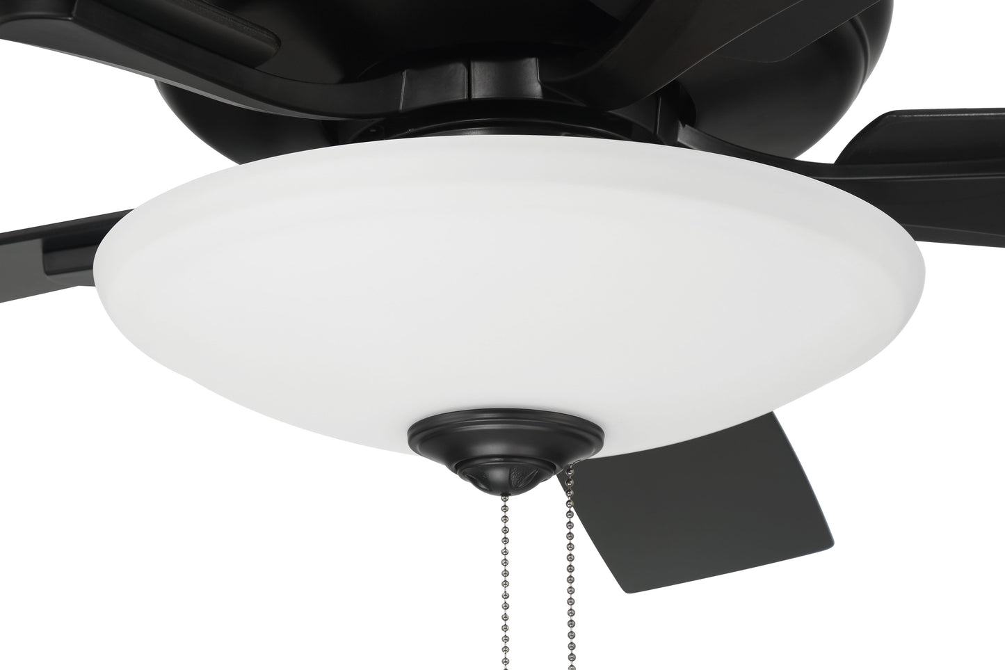 ECF111FB5-FBGW - Eos 3 Light Bowl 52" 5 Blade Ceiling Fan with Light Kit - Flat Black