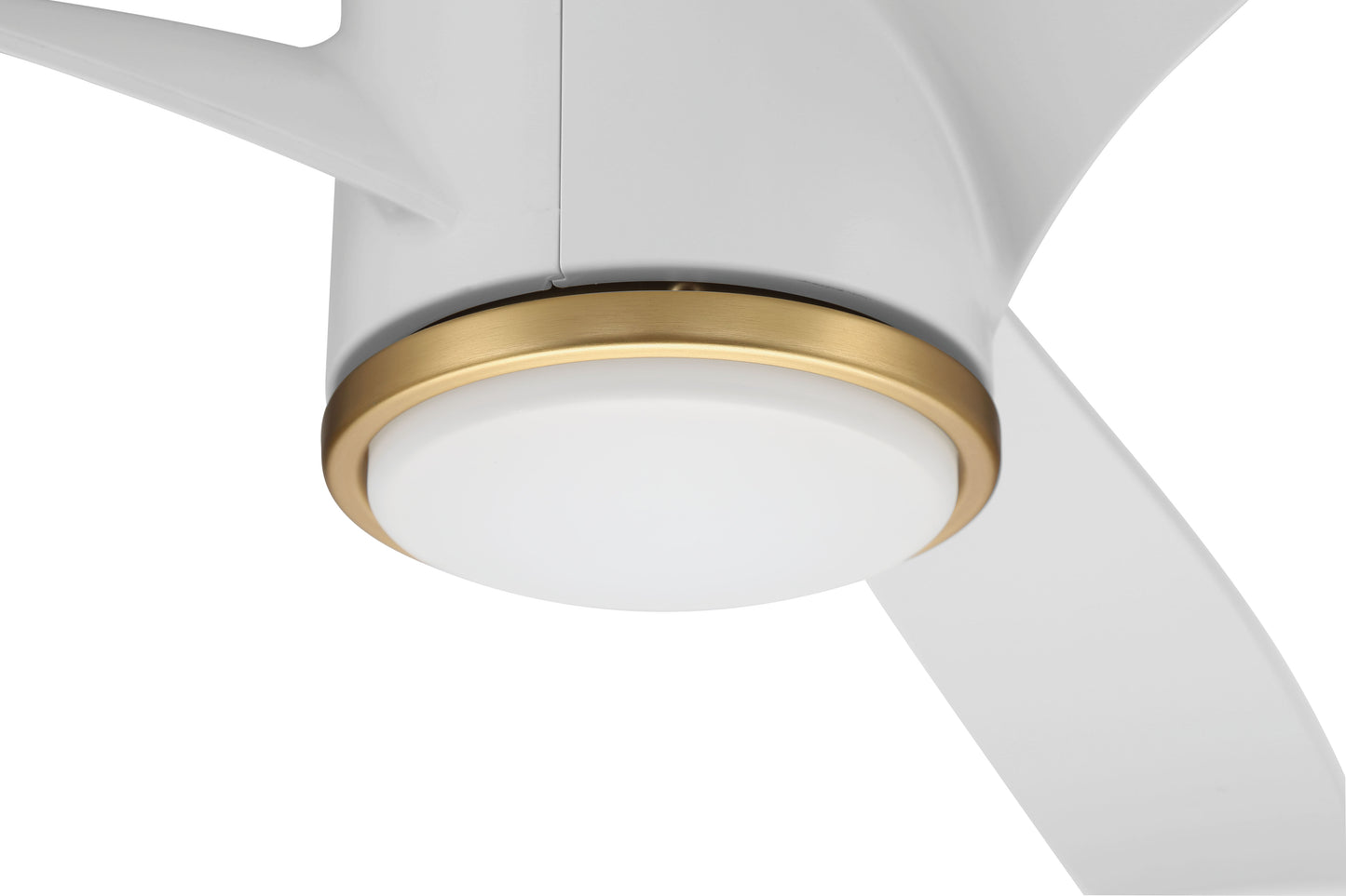 PHB60SB3-NWF - Phoebe 60" Indoor Ceiling Fan without Wifi 60" 3 Blade Ceiling Fan with Light Kit - Satin Brass