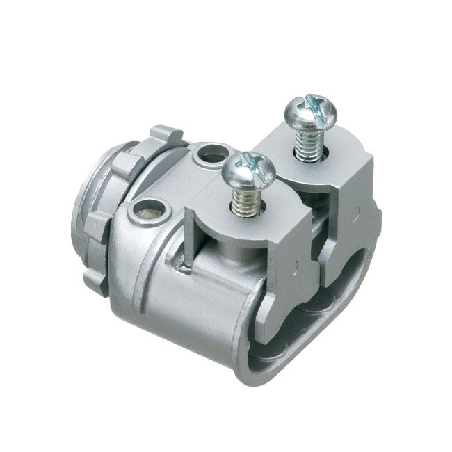 SG3838A - 3/8" Duplex Saddle Grip Connector with Insulated Throat