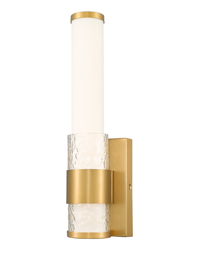 1015-1S-MGLD-LED - Egon 1 Light Wall 16" Sconce - Modern Gold